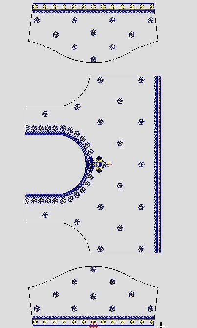 Cording Saree Design 0126 - Image 4