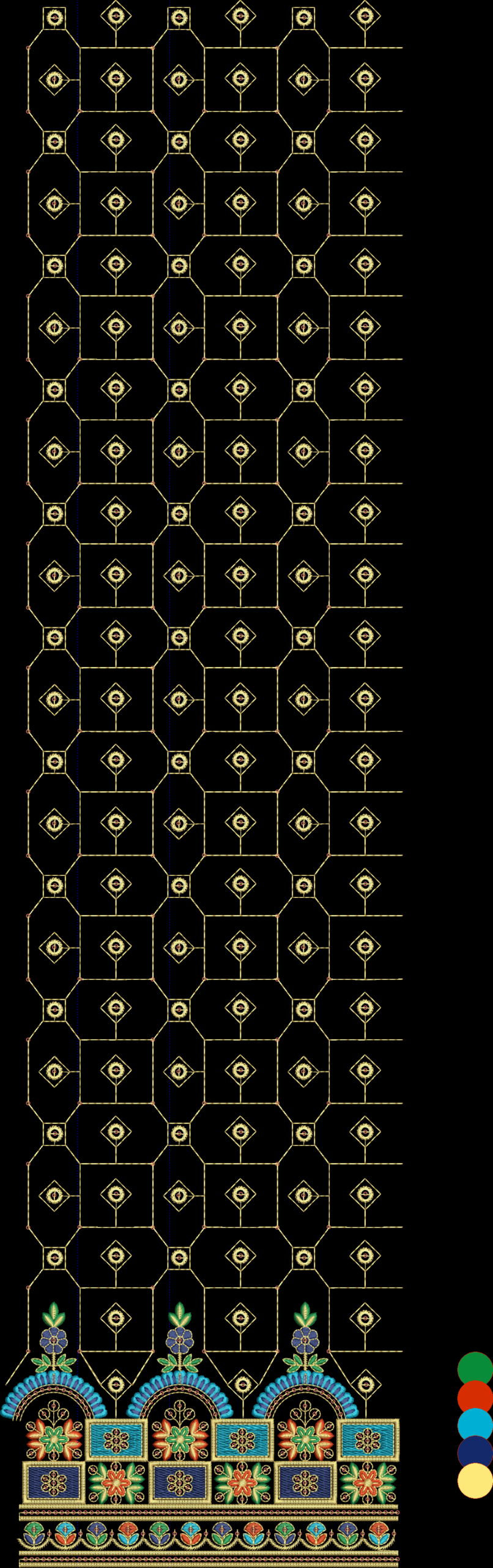 Sequence Stitch Blouse 010 - Image 2
