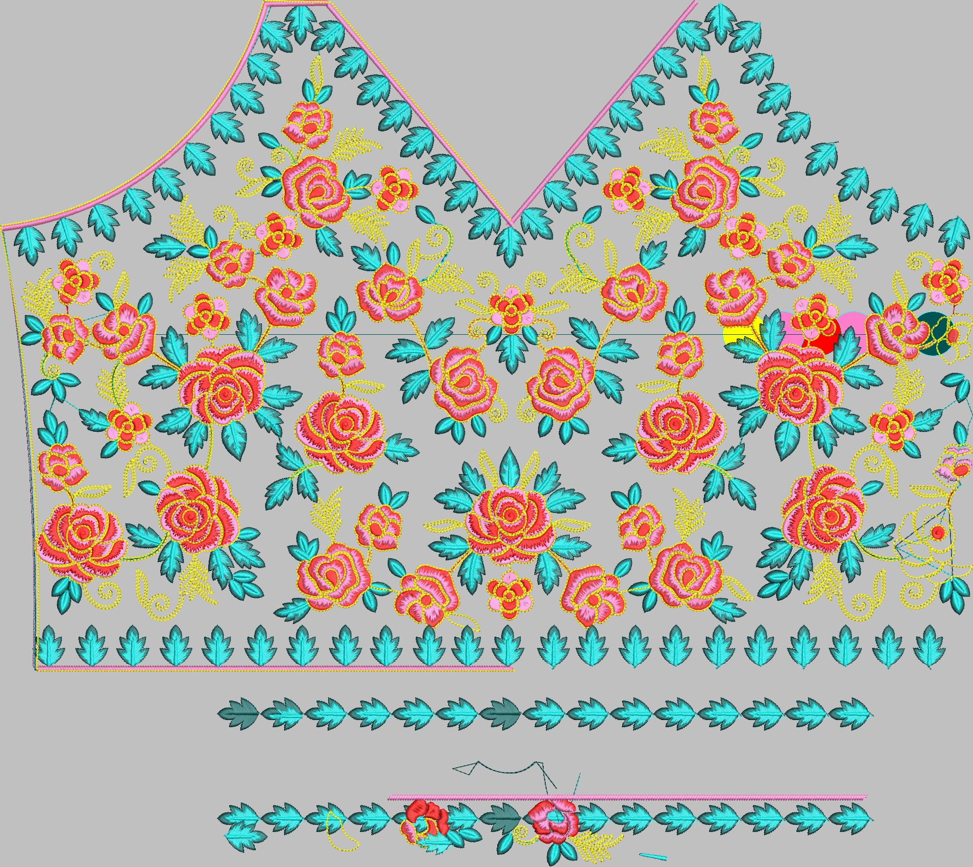 Sequence Stitch Blouse 048
