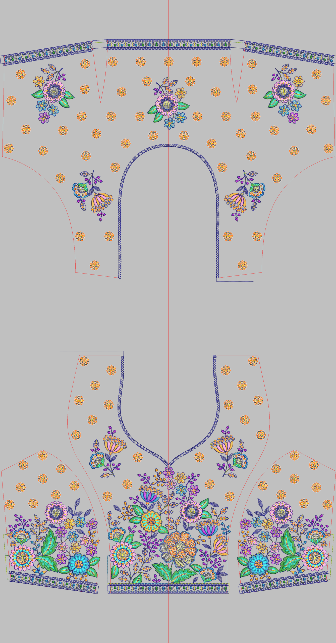 Sequence Stitch Blouse 012