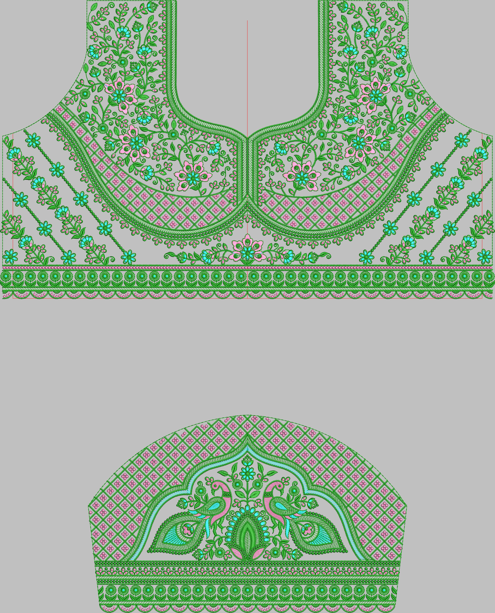 Sequence Stitch Blouse 014