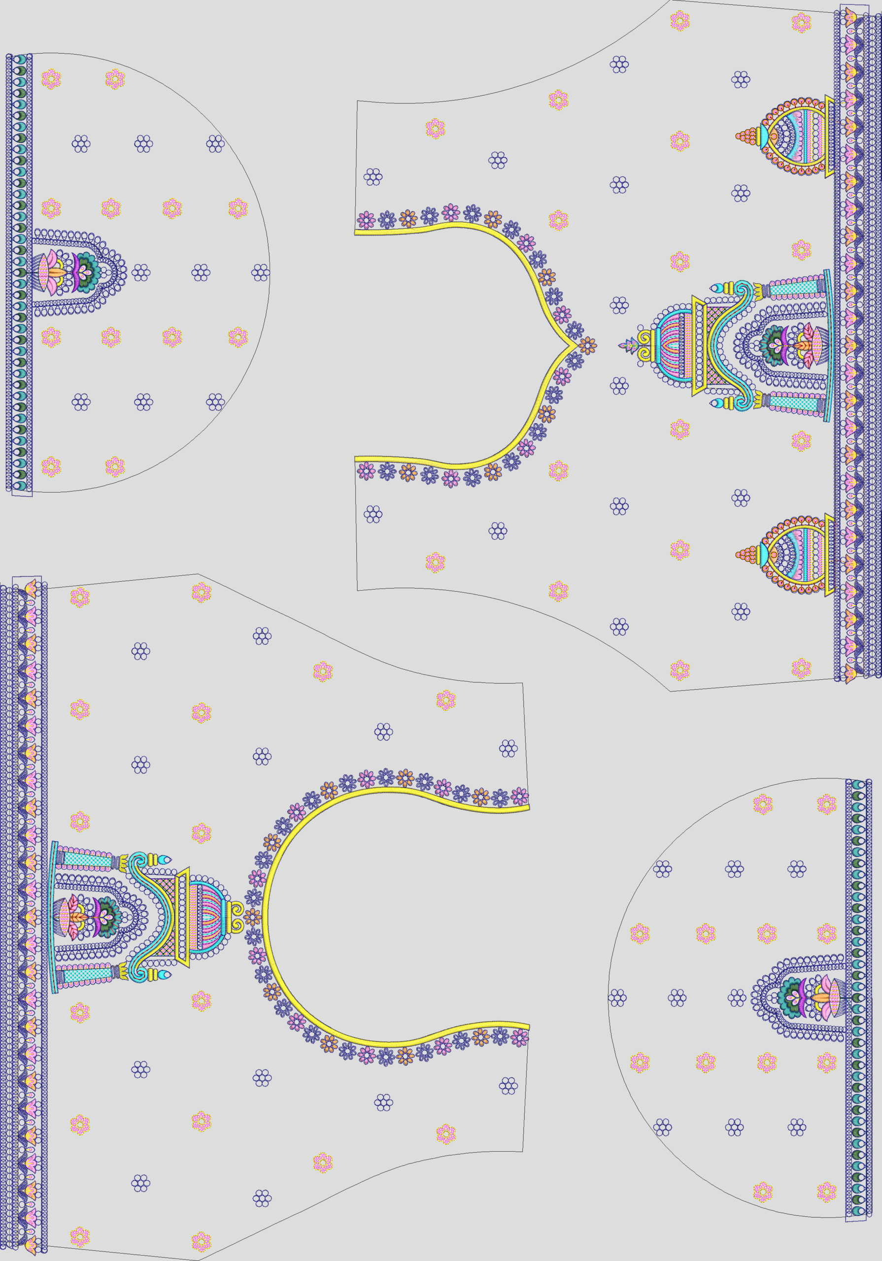 Sequence Stitch Blouse 015