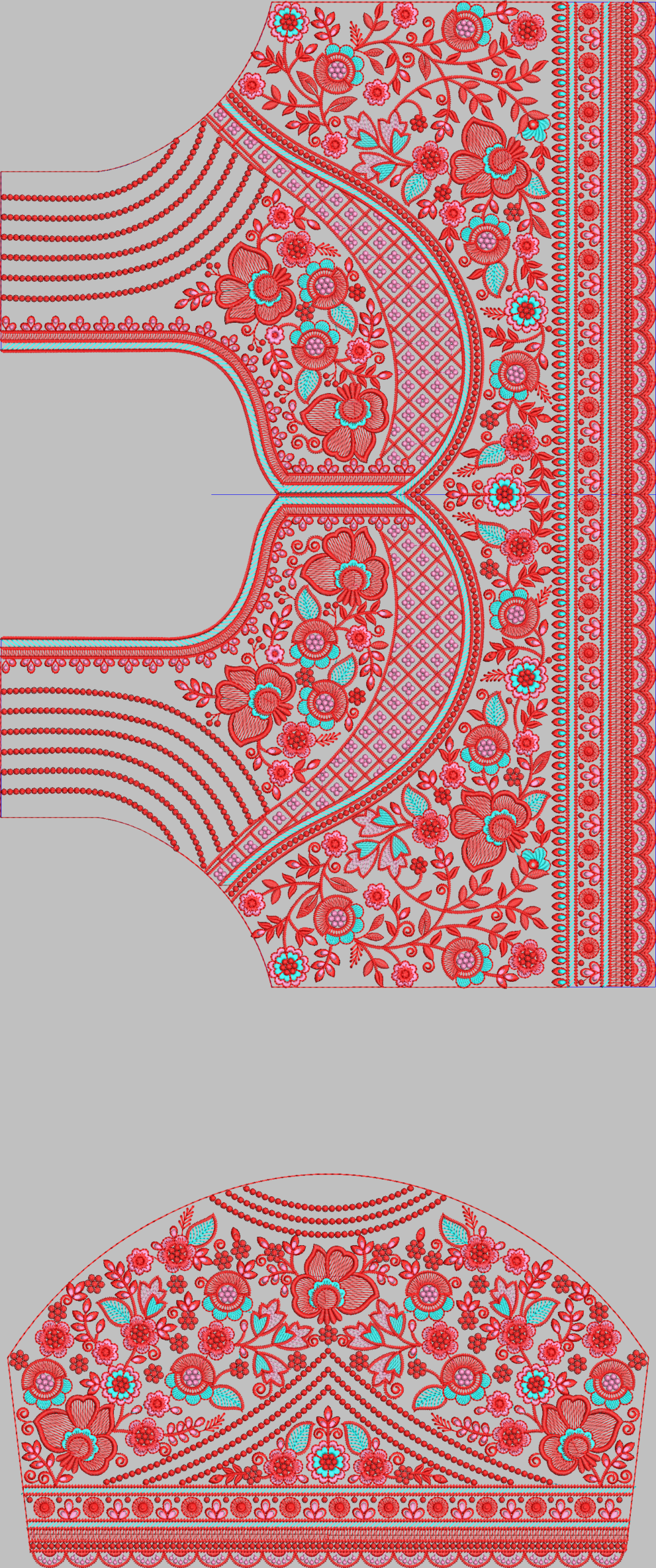 Sequence Stitch Blouse 016