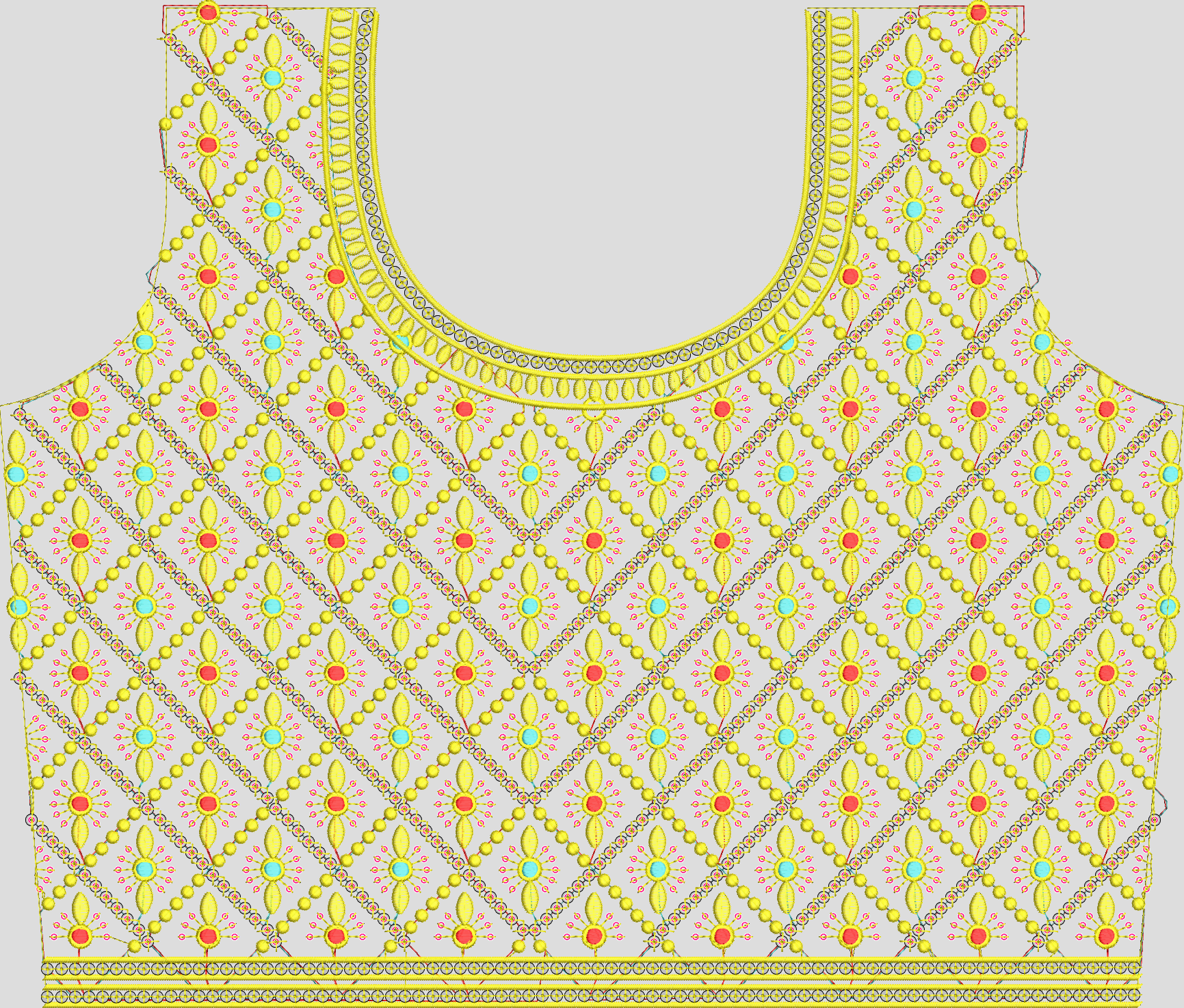Sequence Stitch Blouse 023