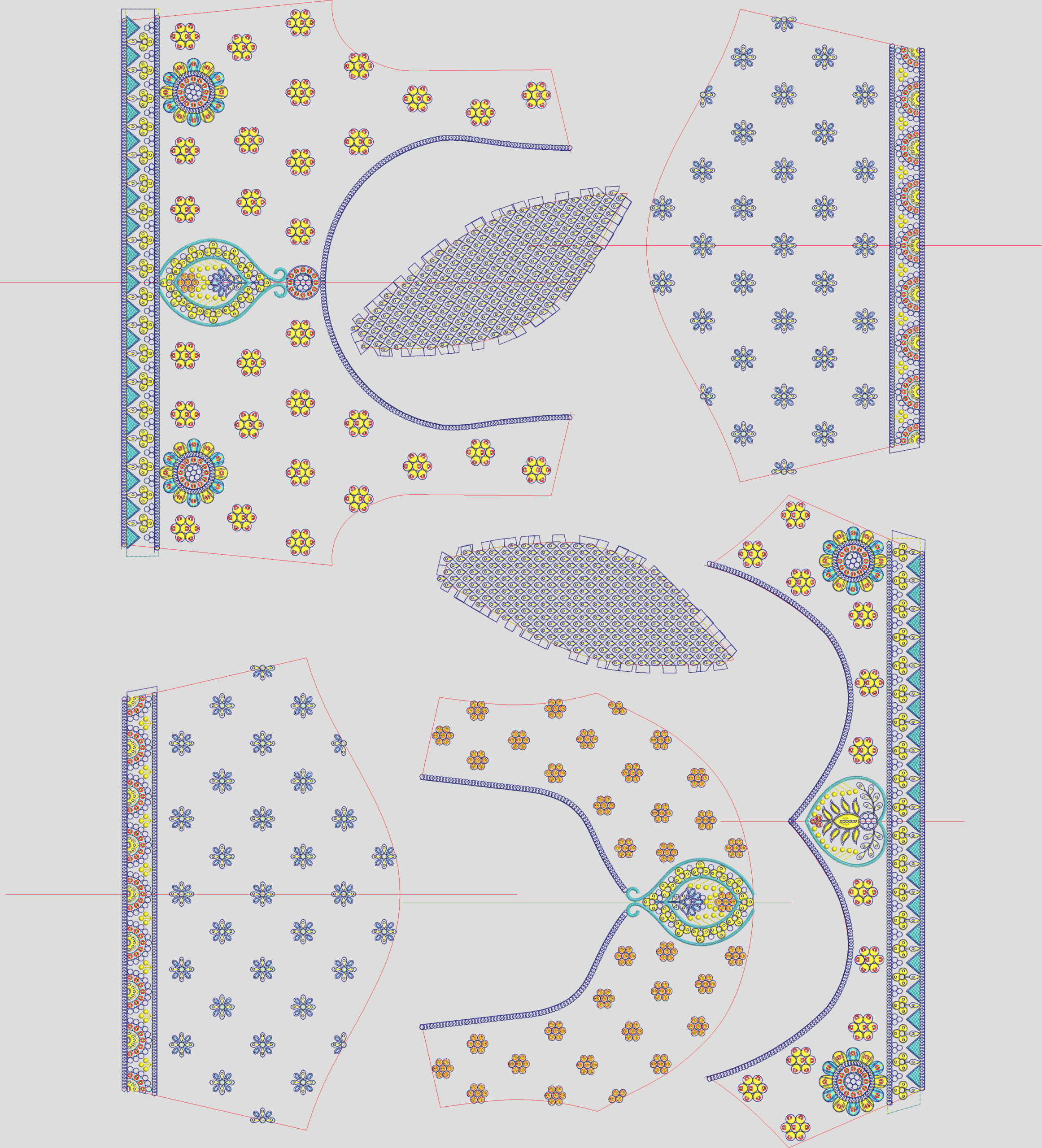 Sequence Stitch Blouse 025