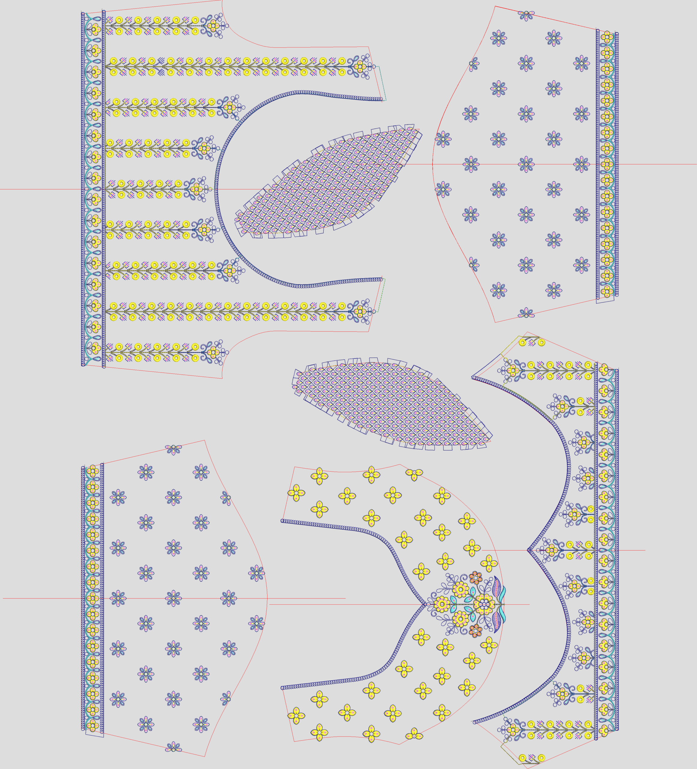 Sequence Stitch Blouse 026