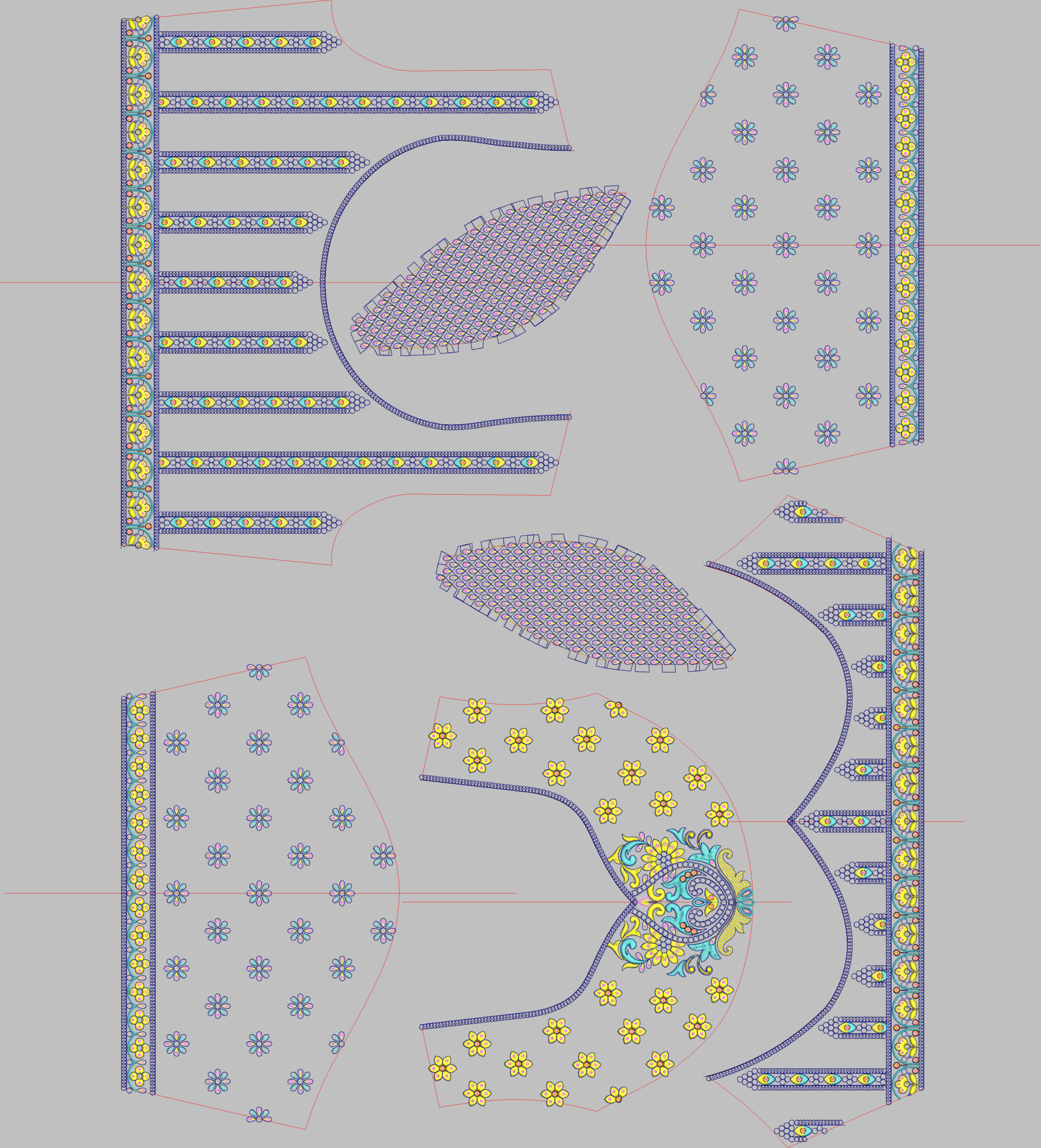 Sequence Stitch Blouse 027