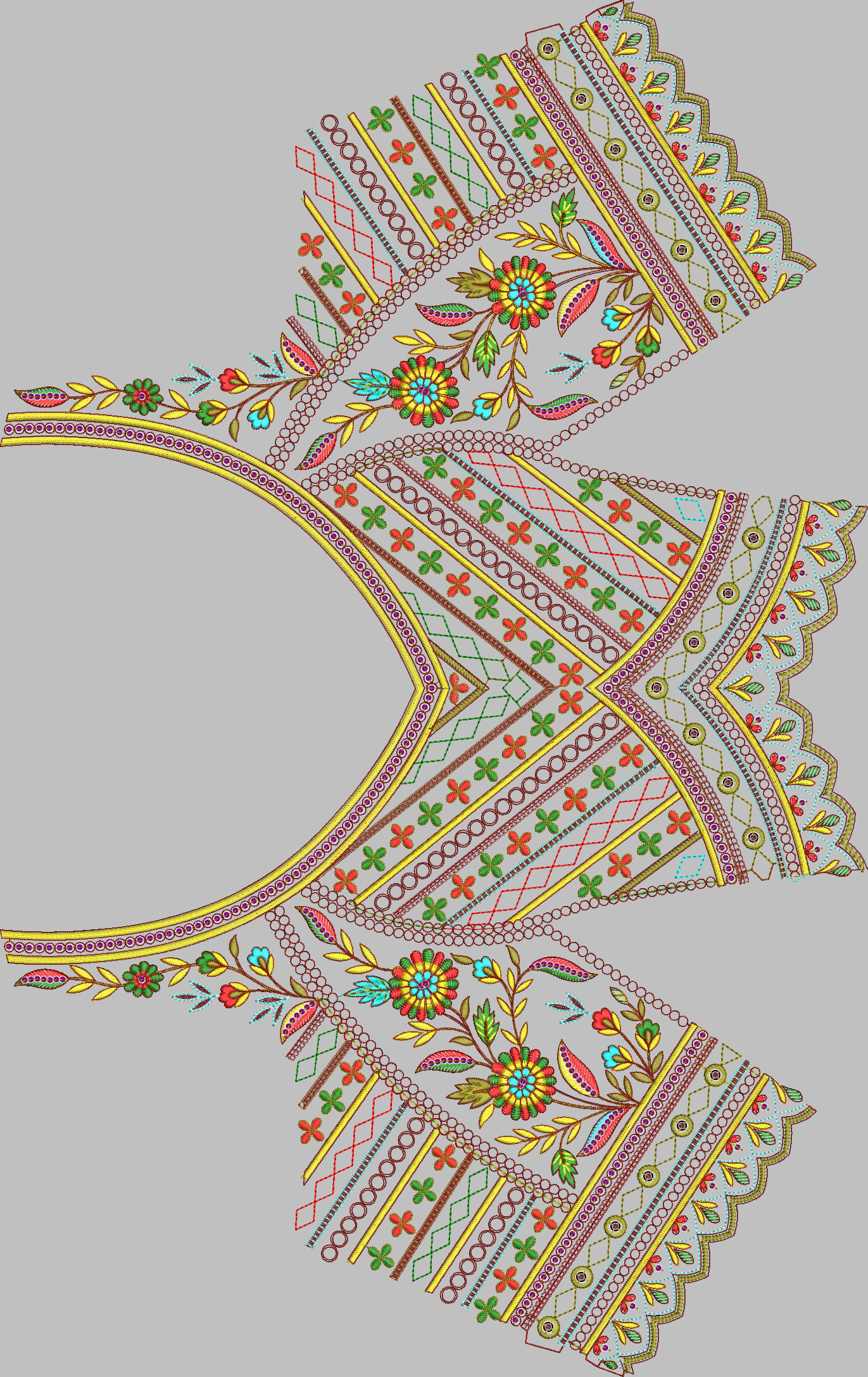Sequence Stitch Blouse 033