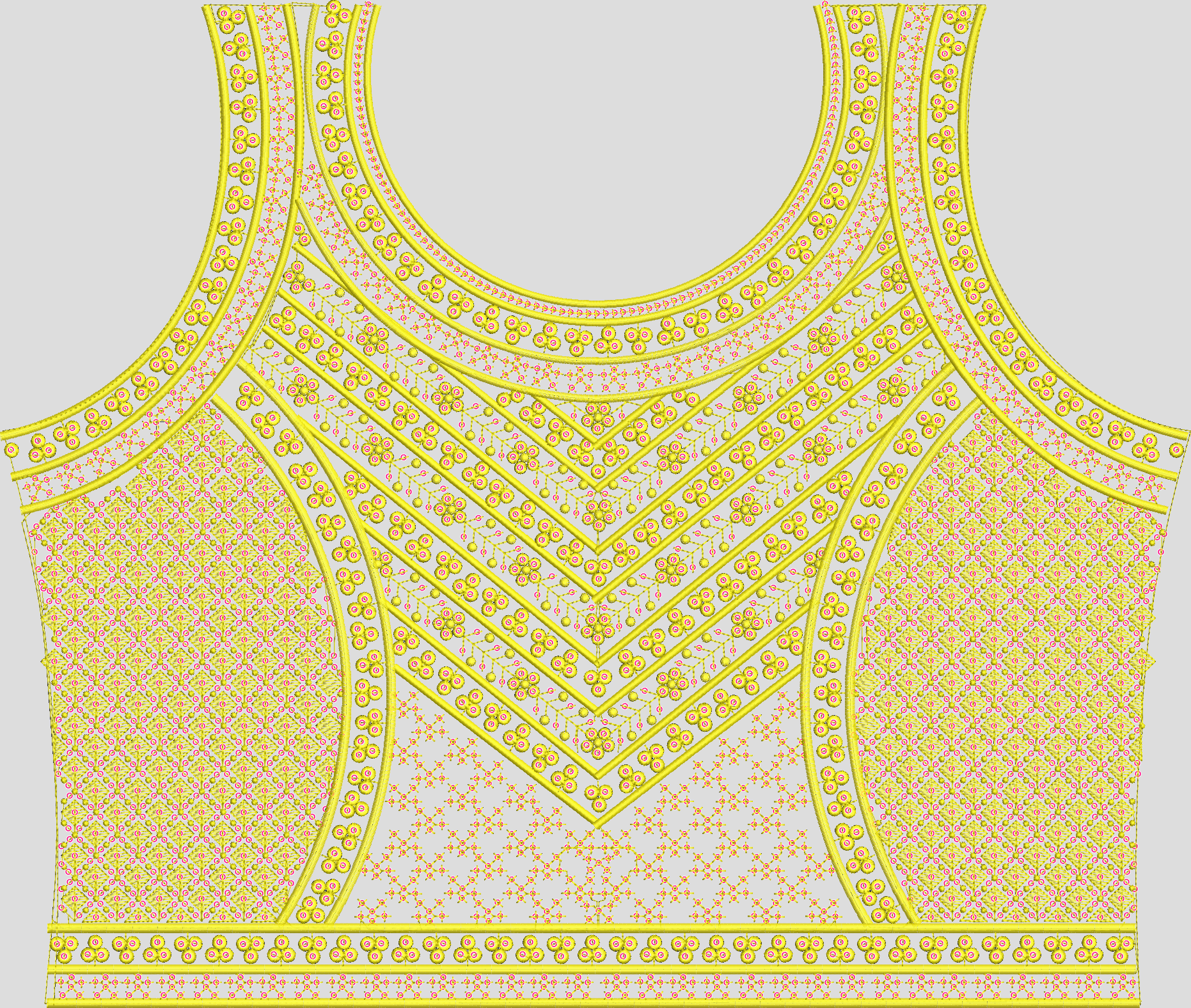 Sequence Stitch Blouse 036