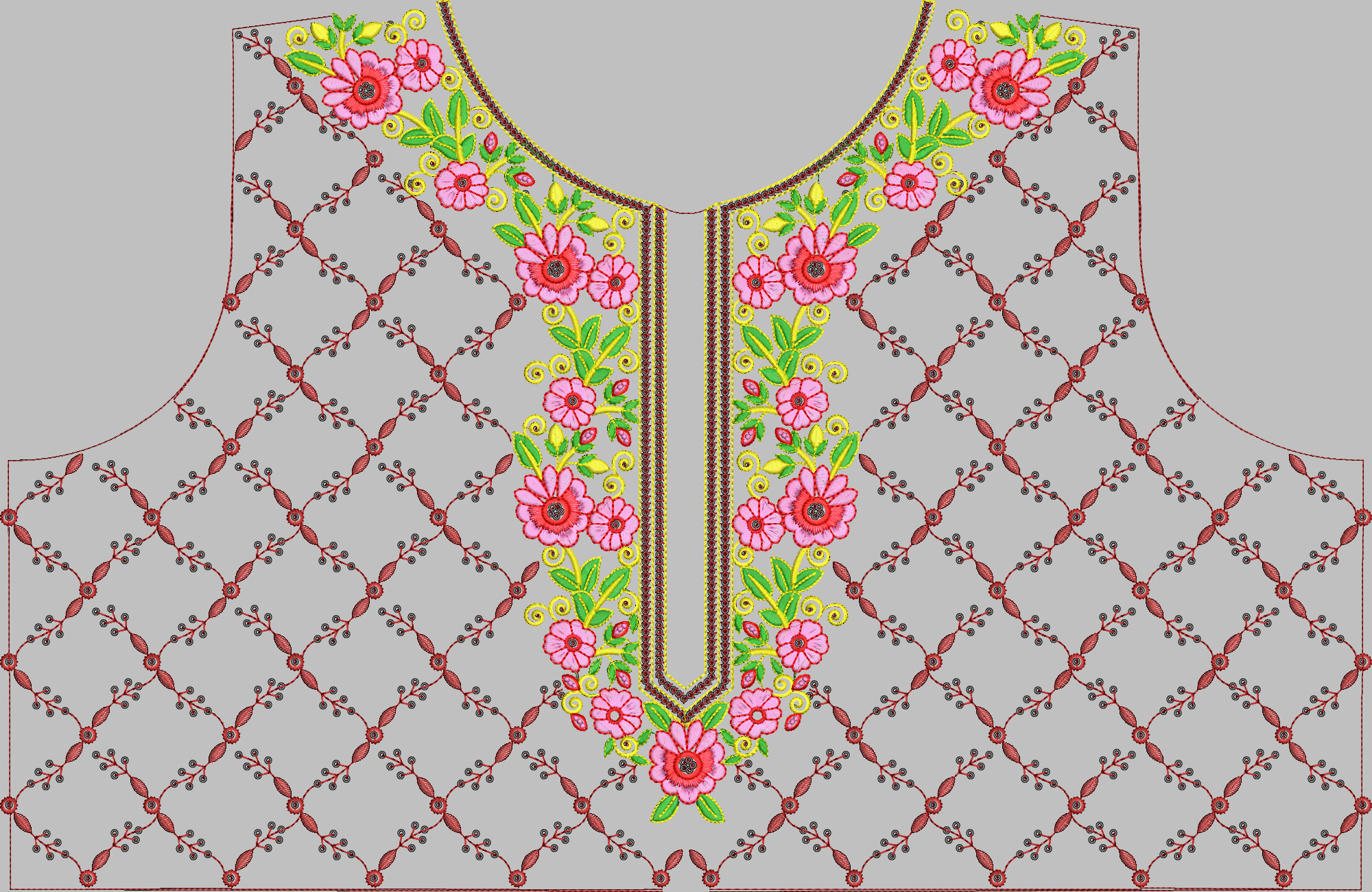 Sequence Stitch Blouse 038