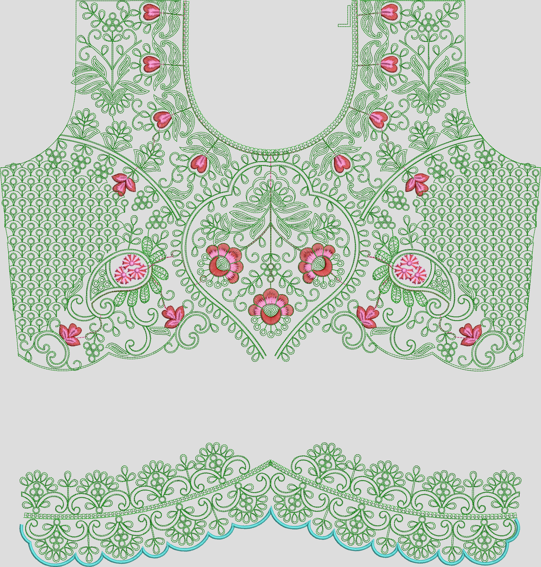 Sequence Stitch Blouse 041