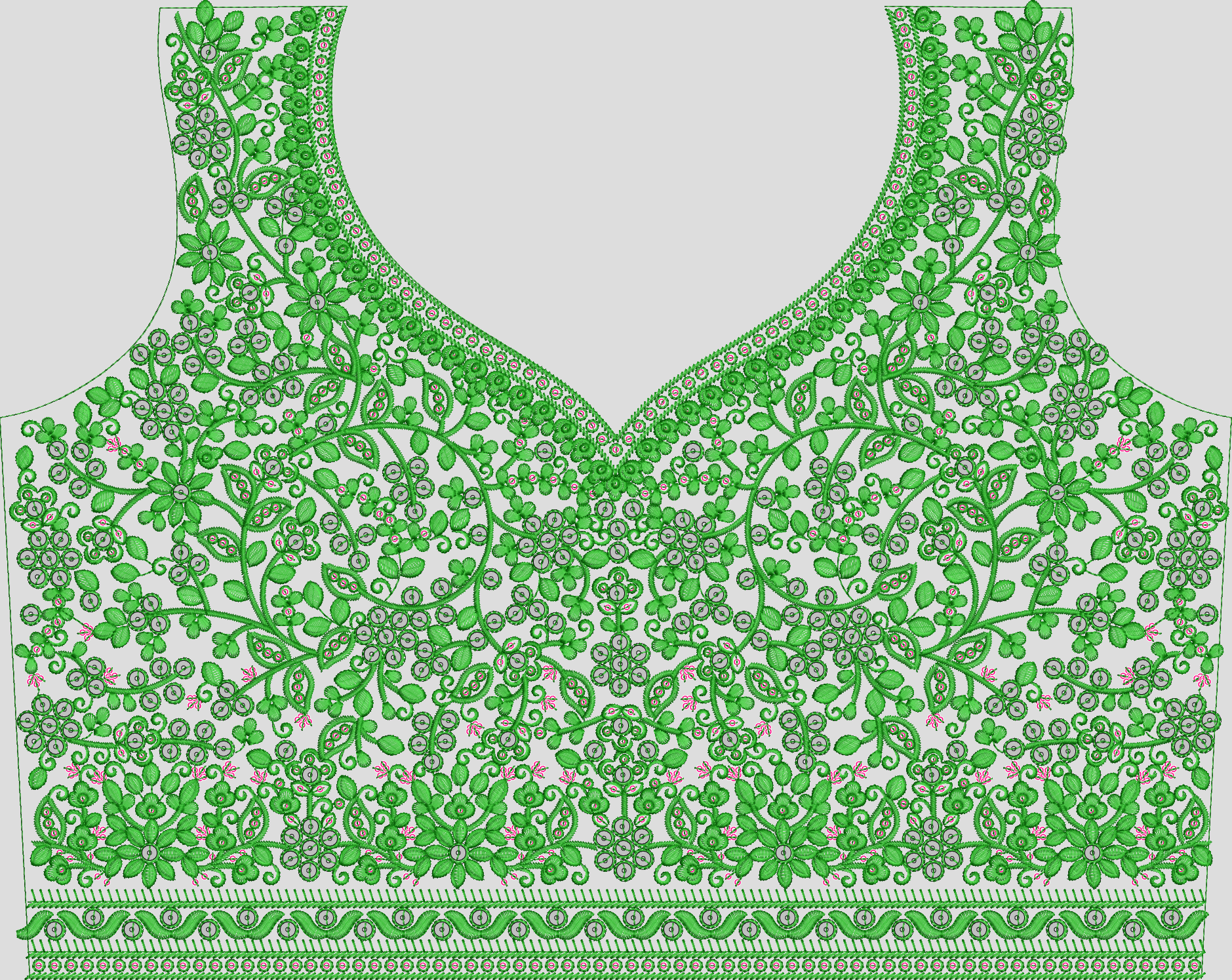 Sequence Stitch Blouse 042