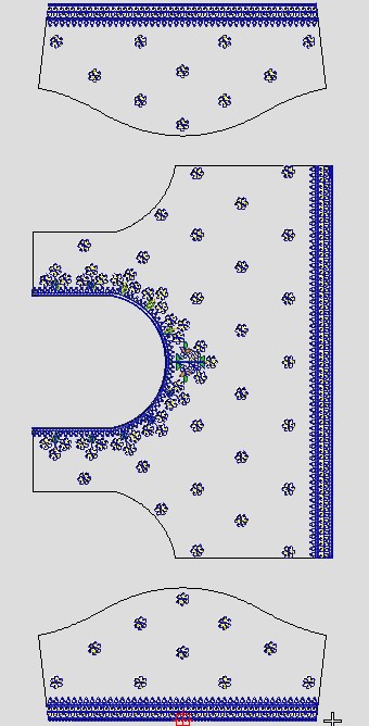 Cording Saree Design 0125 - Image 2