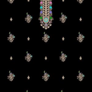 Long suit with panel top and dupatta 211