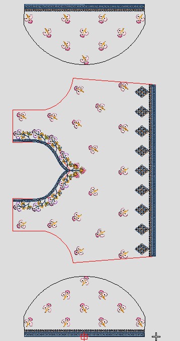 Cording Saree Design 0127 - Image 4