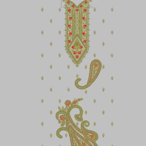 Long suit with panel top and dupatta 214