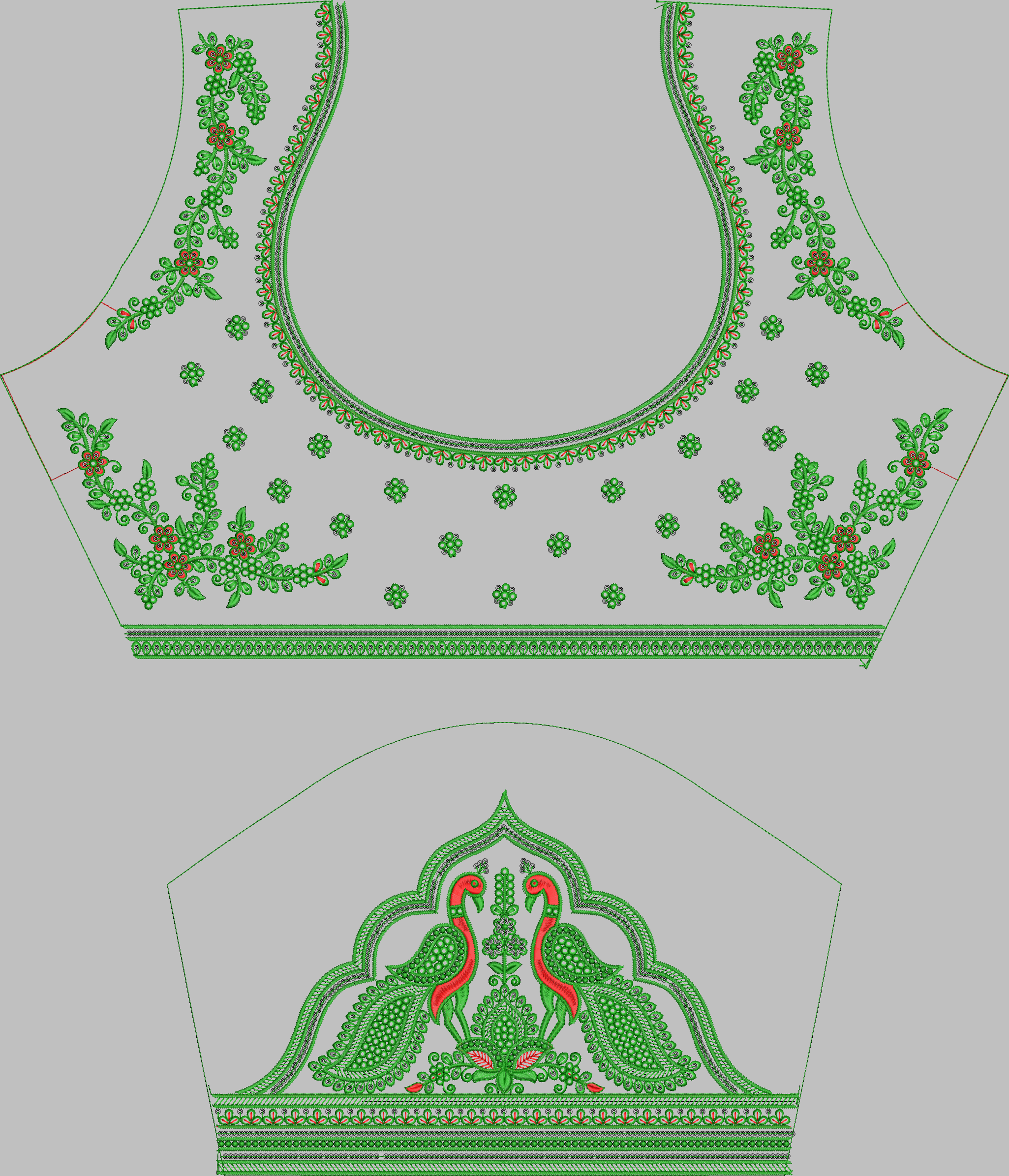 Sequence Stitch Blouse 050