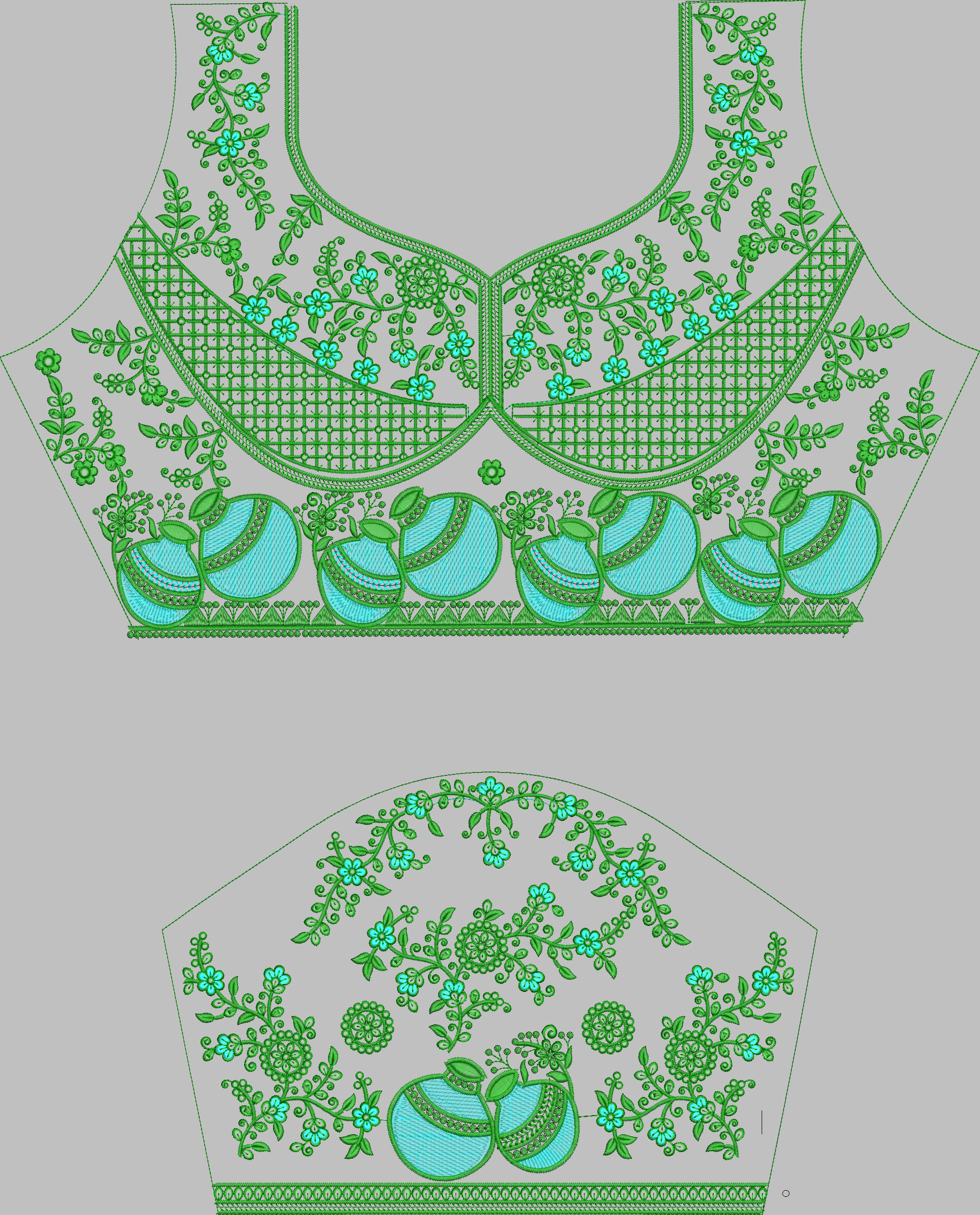 Sequence Stitch Blouse 051