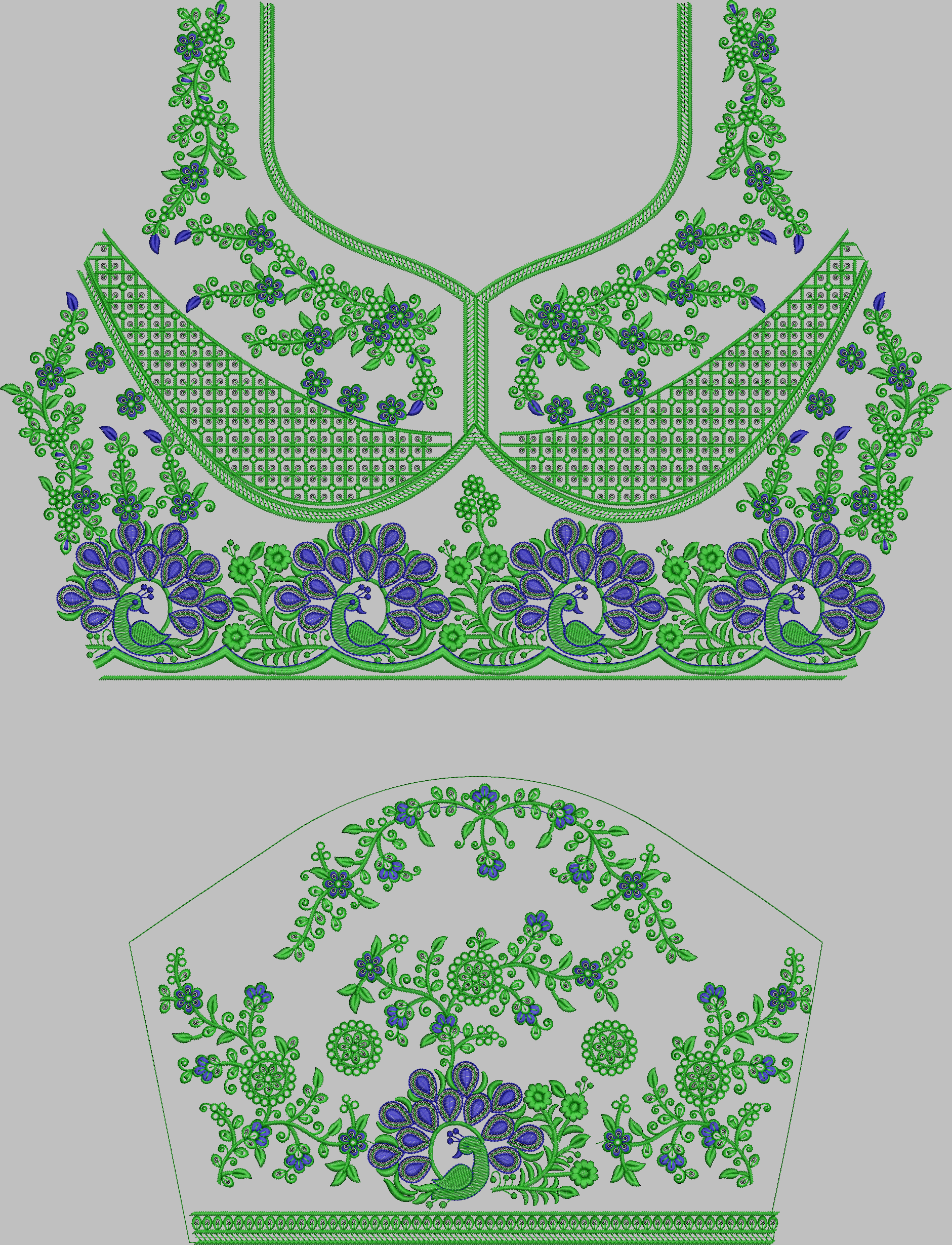 Sequence Stitch Blouse 052