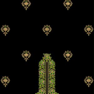 Long suit with panel top and dupatta 09