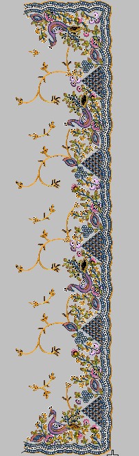 Cording Saree Design 0127 - Image 3
