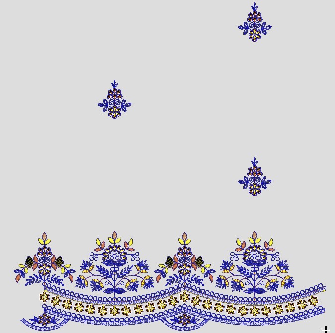 Cording Saree Design 0126 - Image 2