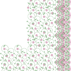 Premium Cording C Pallu Set 047