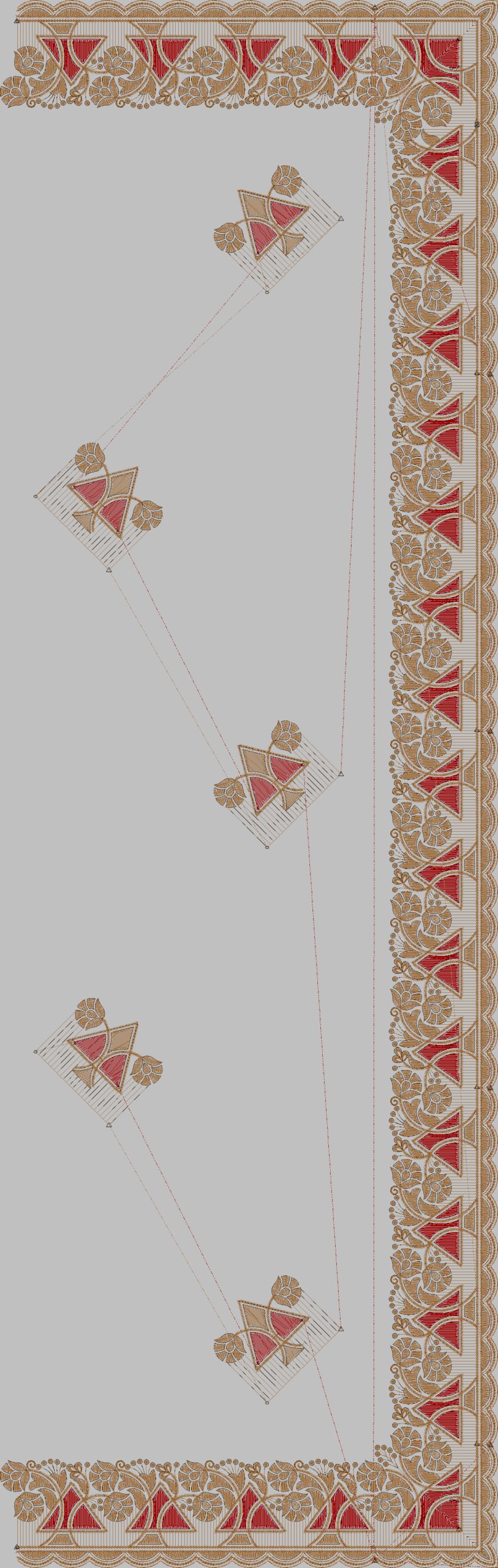 MULTI NEW TREND SAREE 264