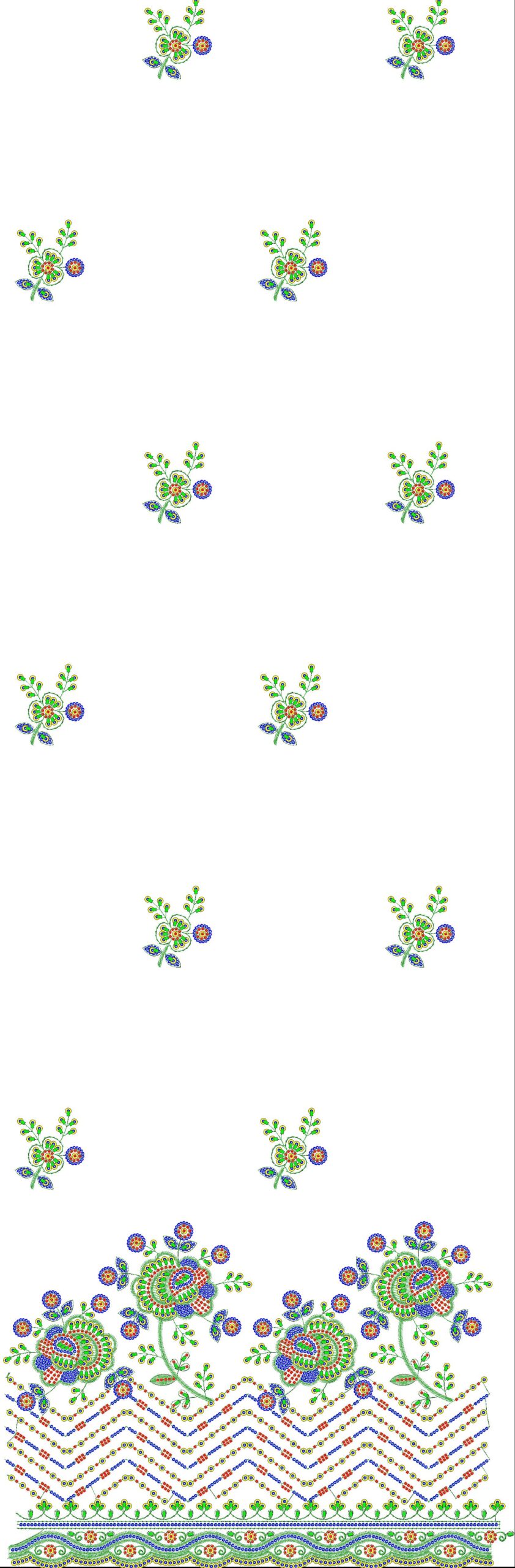 beads all-over design 614
