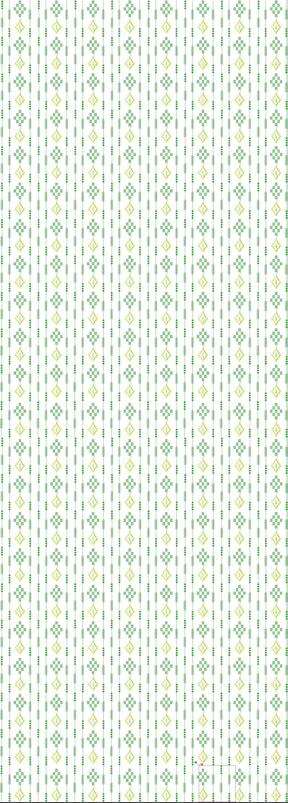 beads all-over design 645