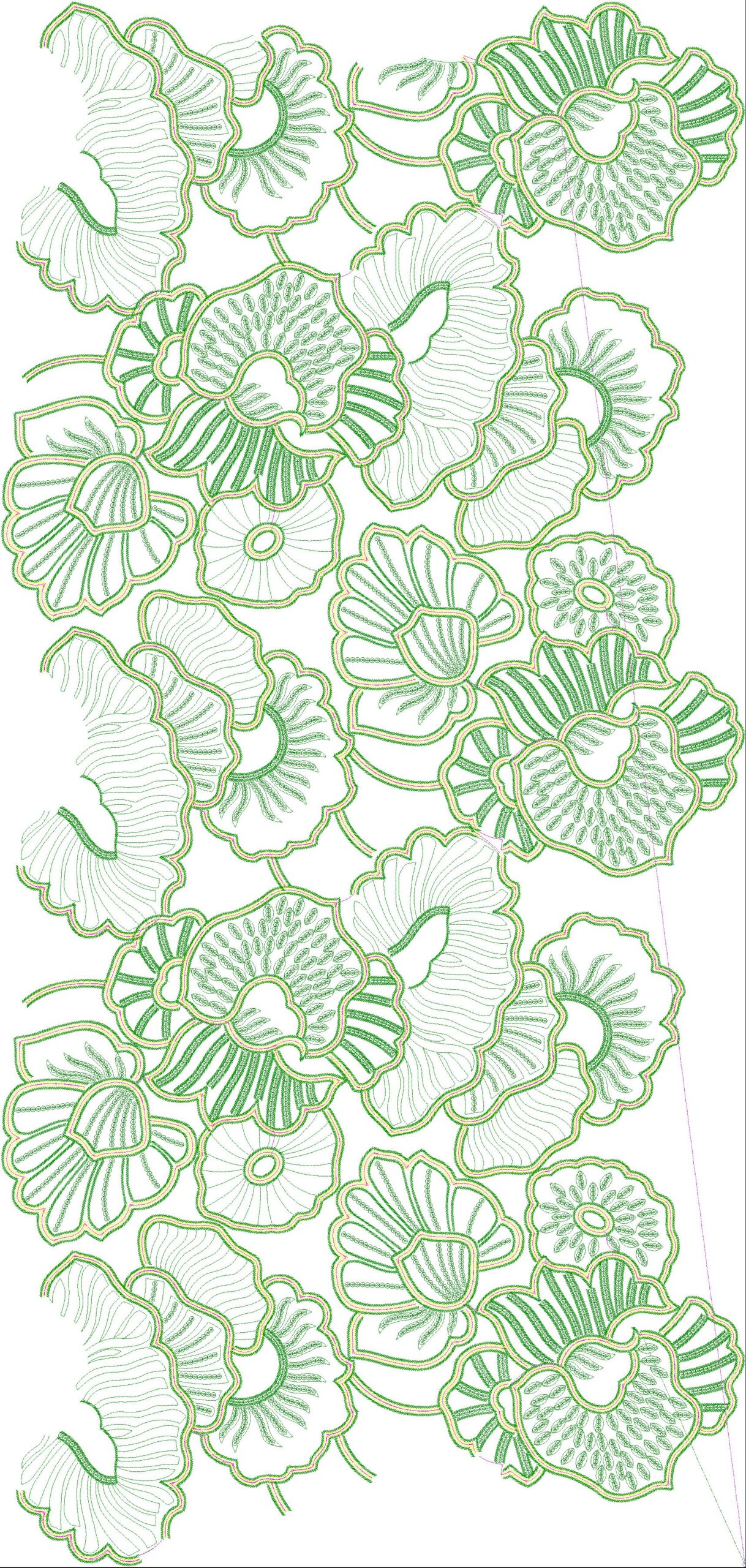 beads all-over design 649