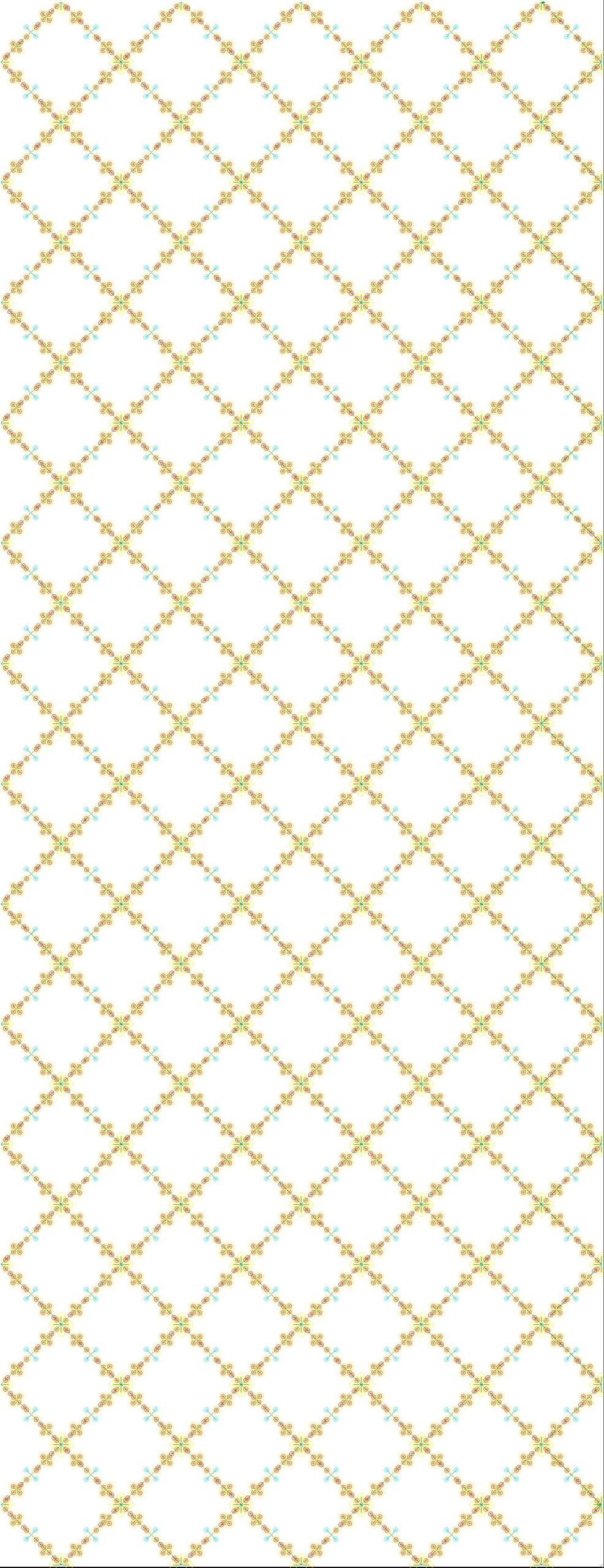 beads all-over design 663