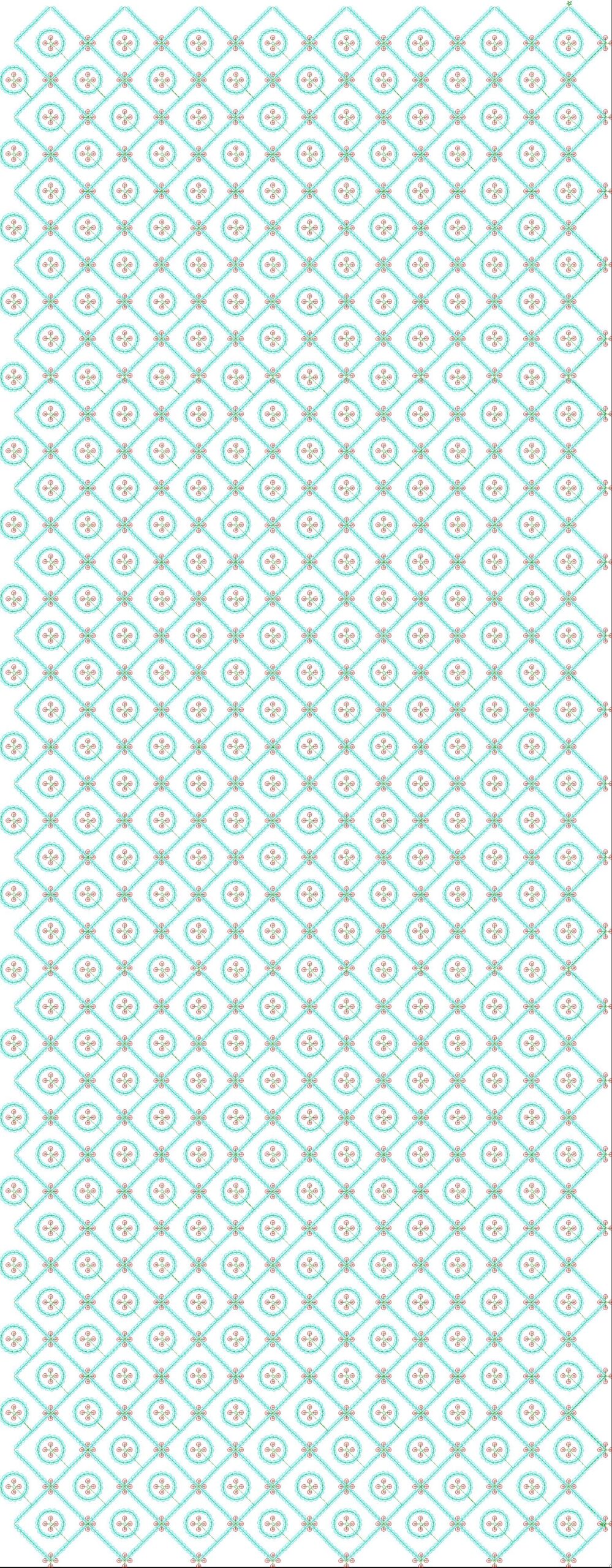 beads all-over design 666