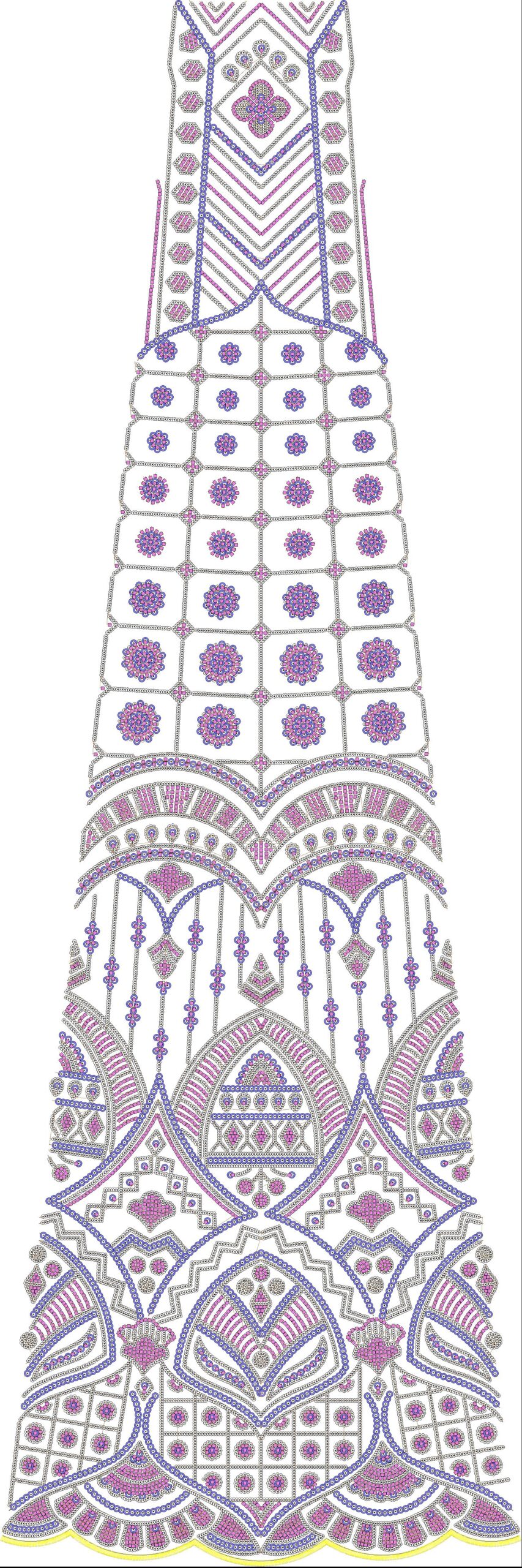Premium Beads Net Kali Designs-018