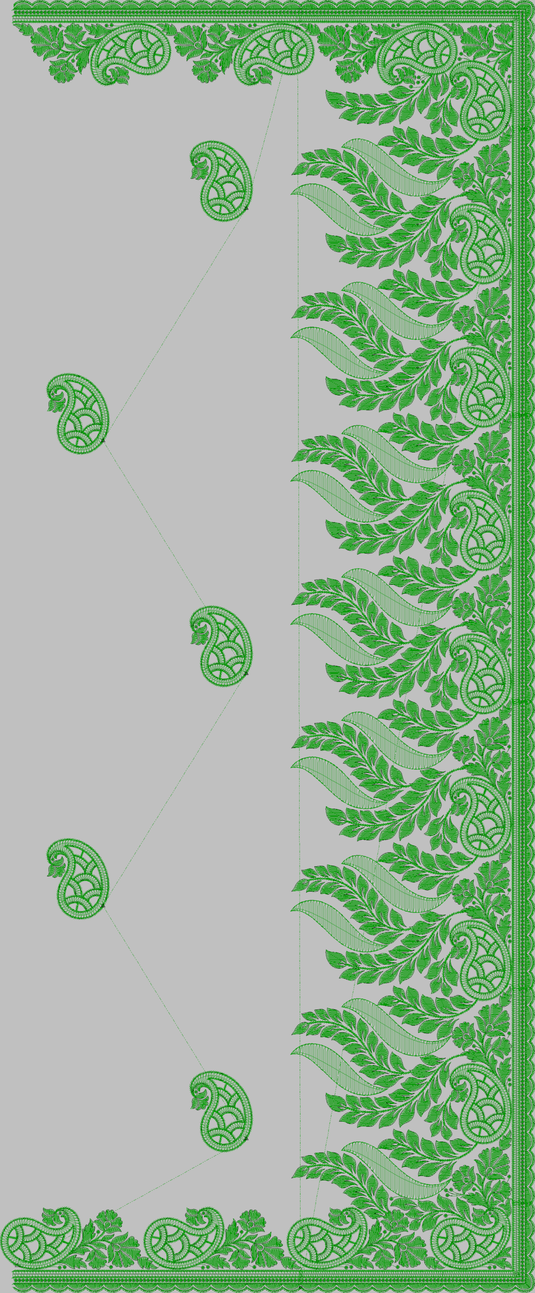 MULTI C PALLU DESIGNS 257