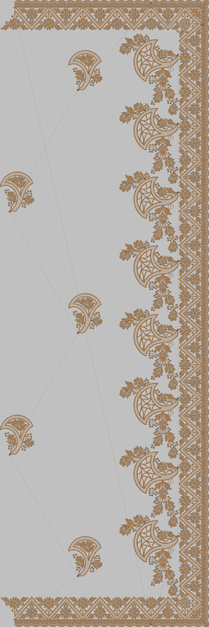Designer Multi Saree 525