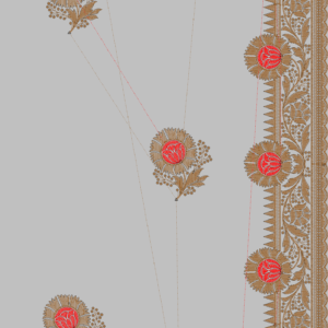 Designer Multi Saree 528