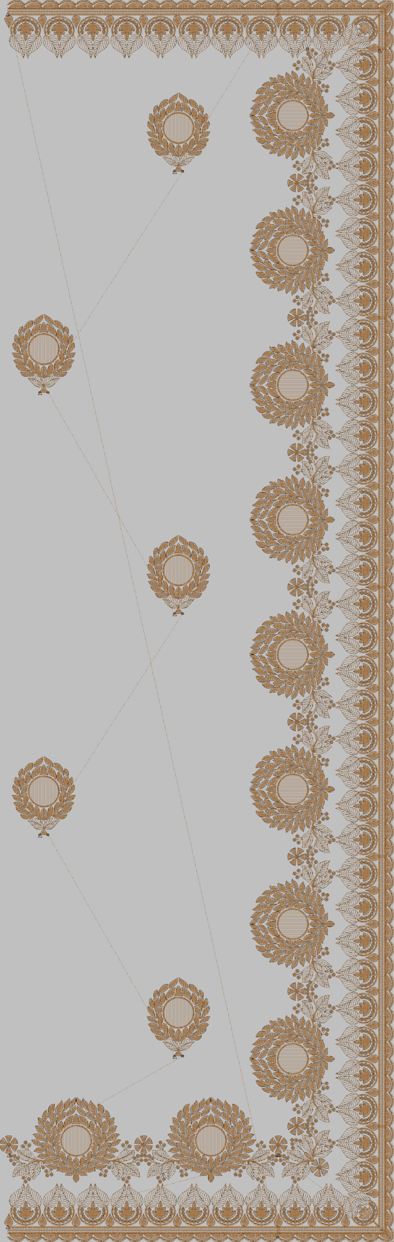 Designer Multi Saree 544