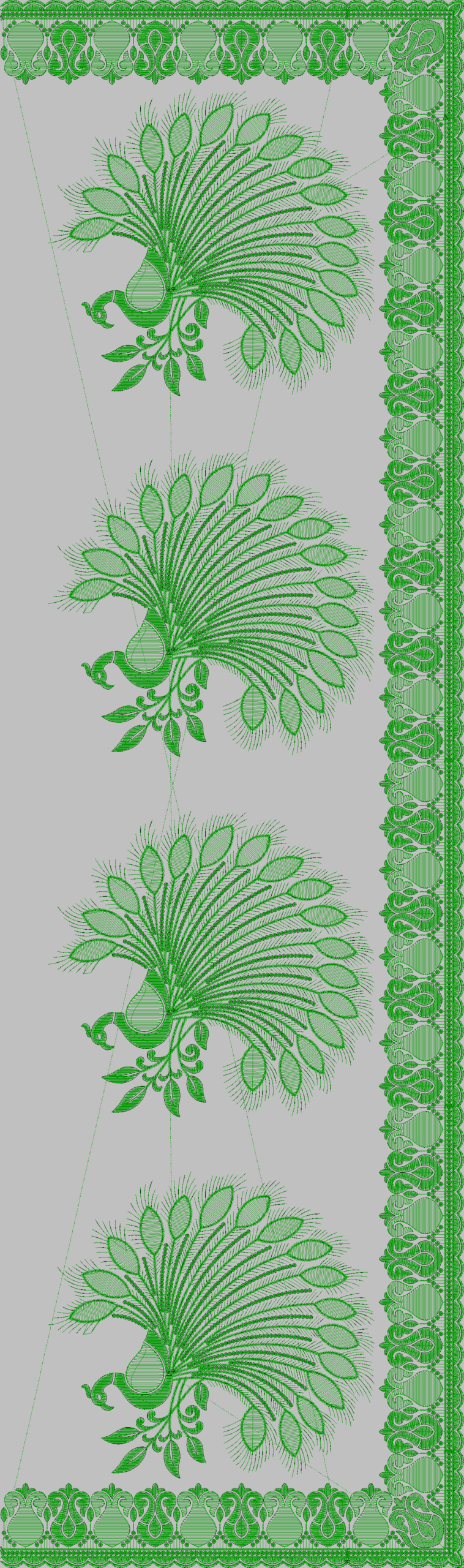 Designer Multi Saree 550
