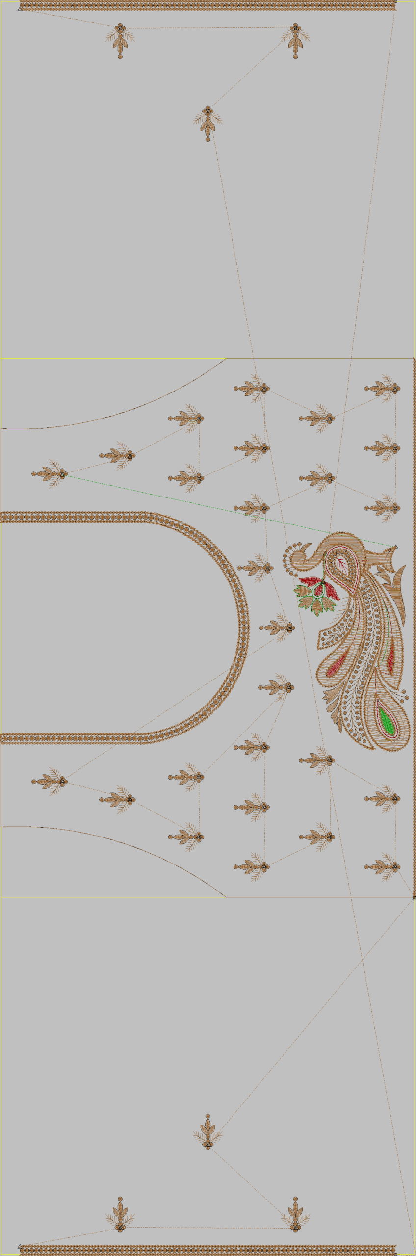 MULTI C PALLU DESIGNS 309 - Image 2