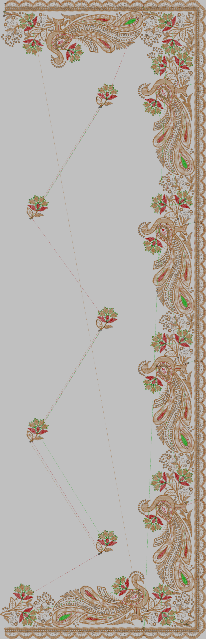 MULTI C PALLU DESIGNS 309