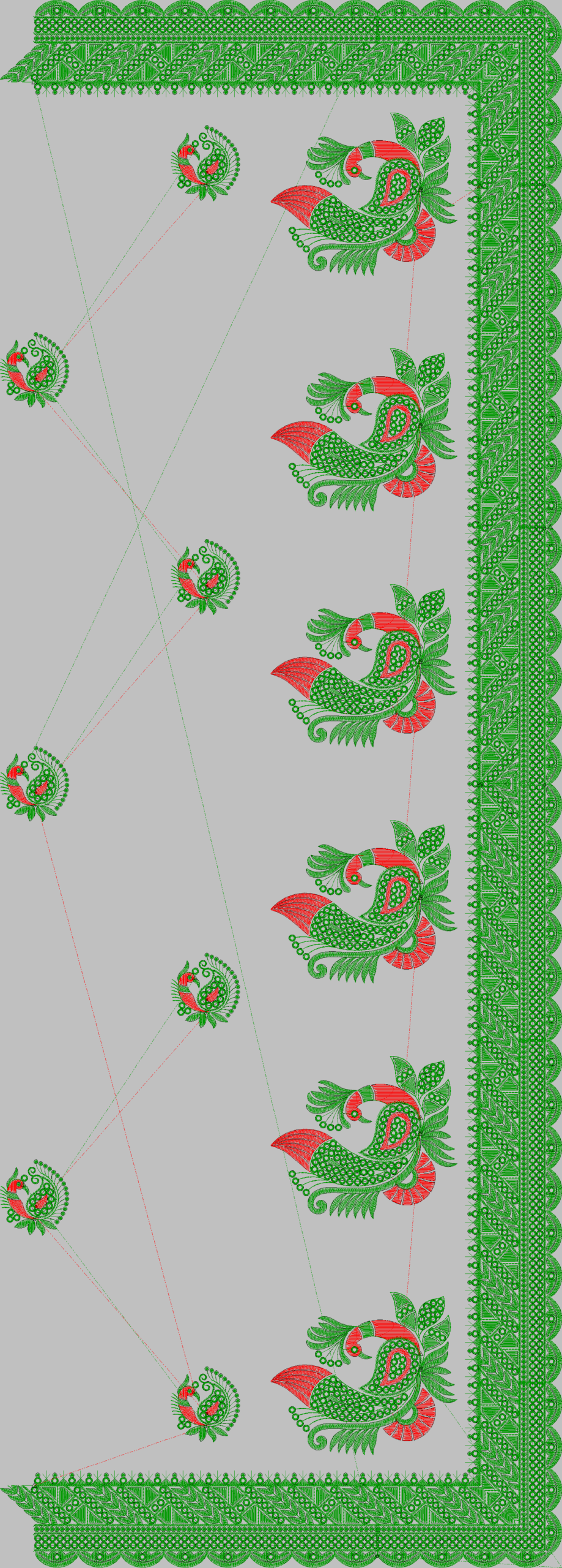 MULTI C PALLU DESIGNS 322
