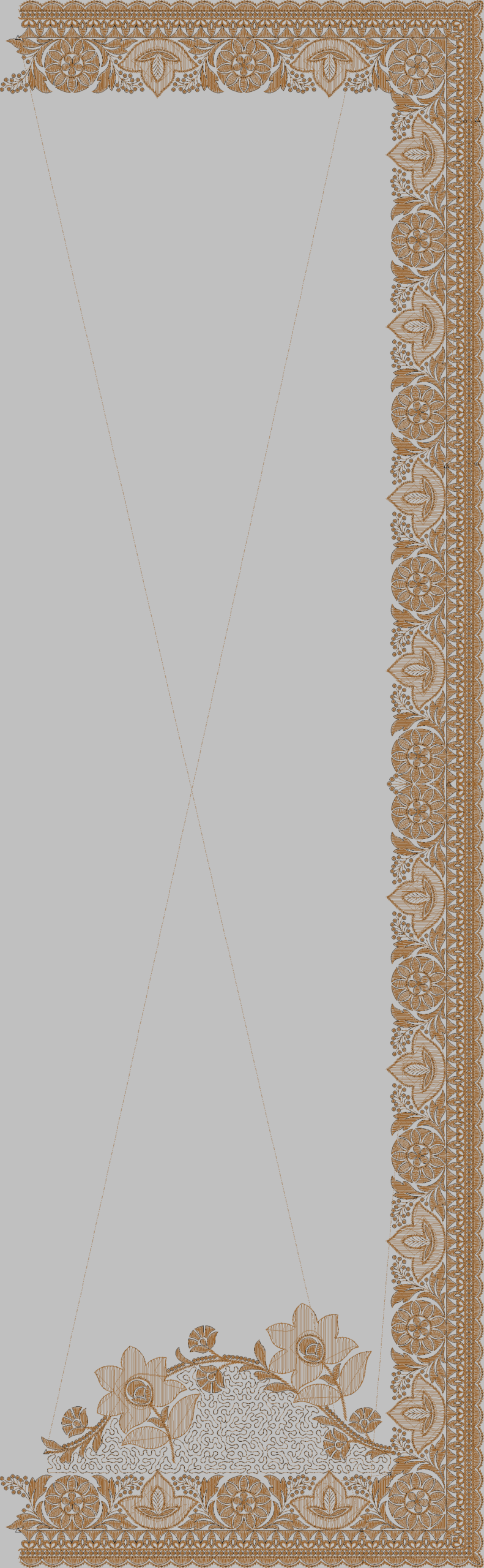 Designer Multi Saree 589