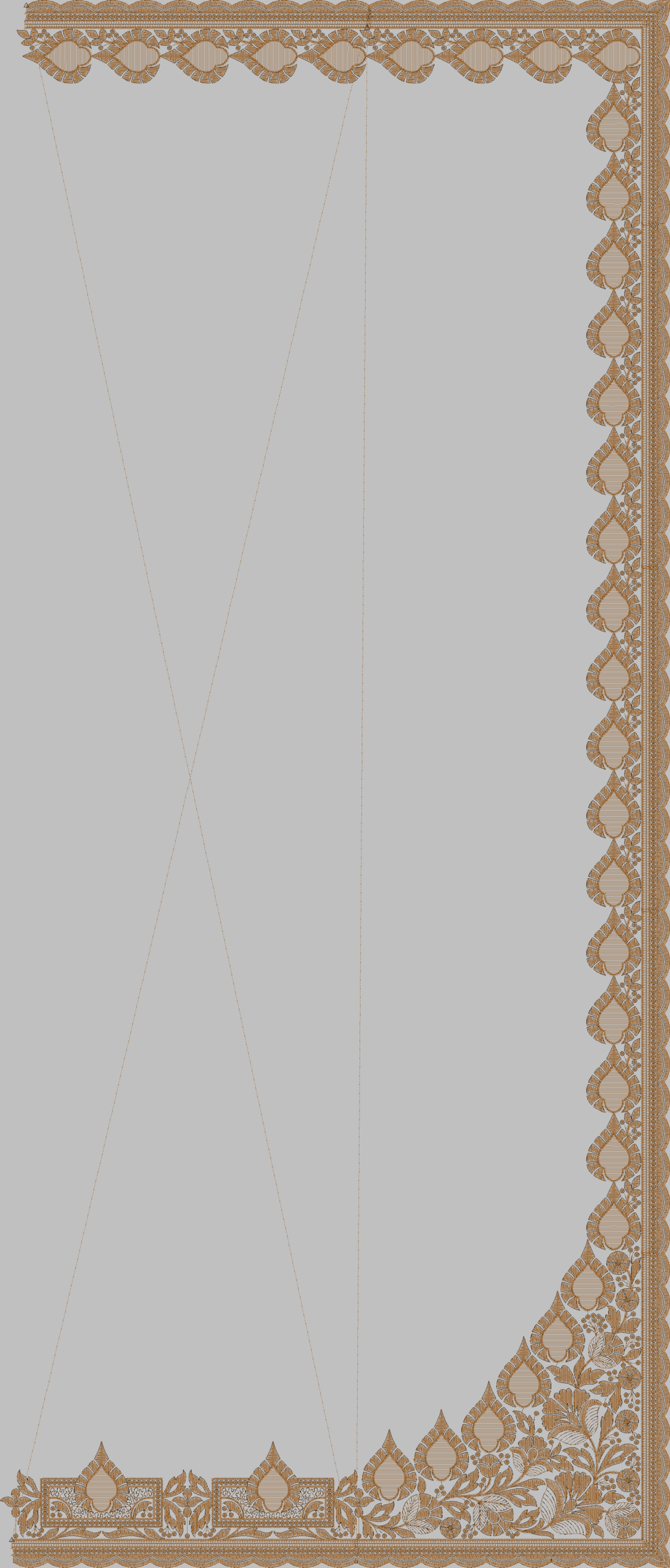 Designer Multi Saree 613
