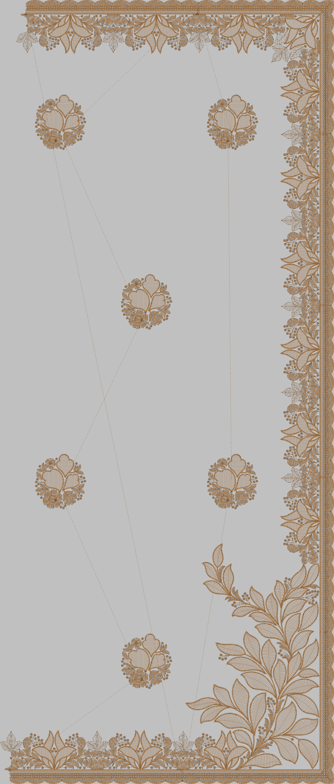 Designer Multi Saree 615