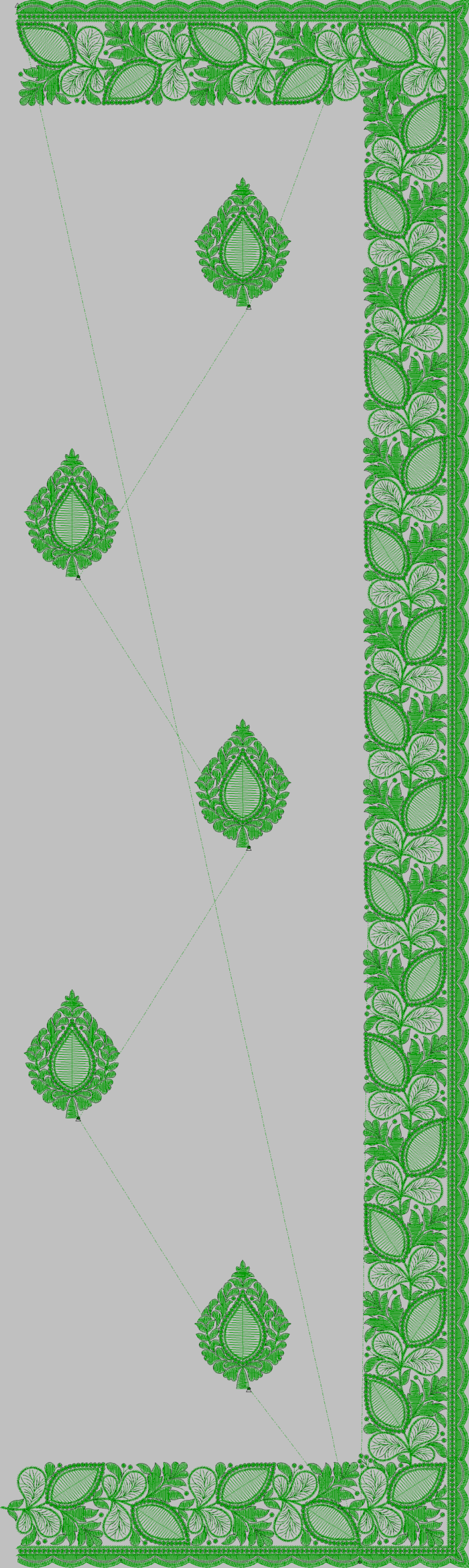 MULTI C PALLU DESIGNS 401