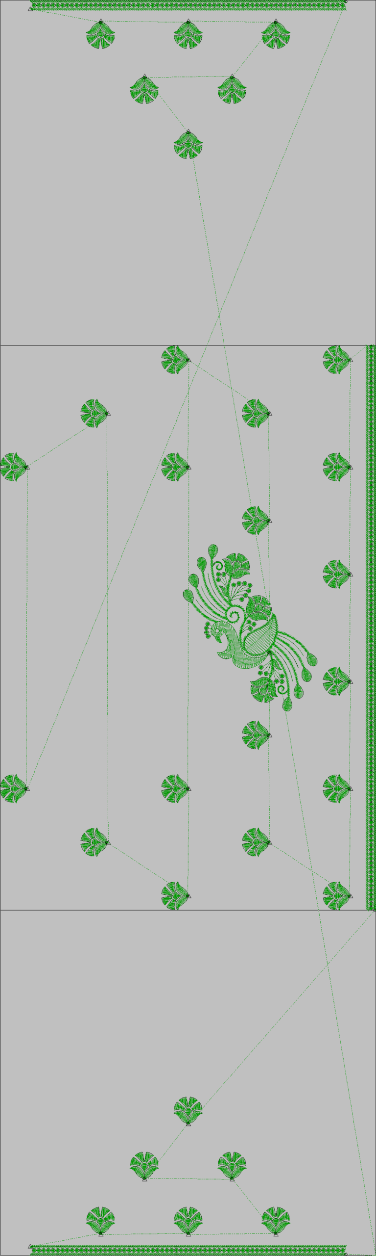 MULTI C PALLU DESIGNS 402 - Image 2