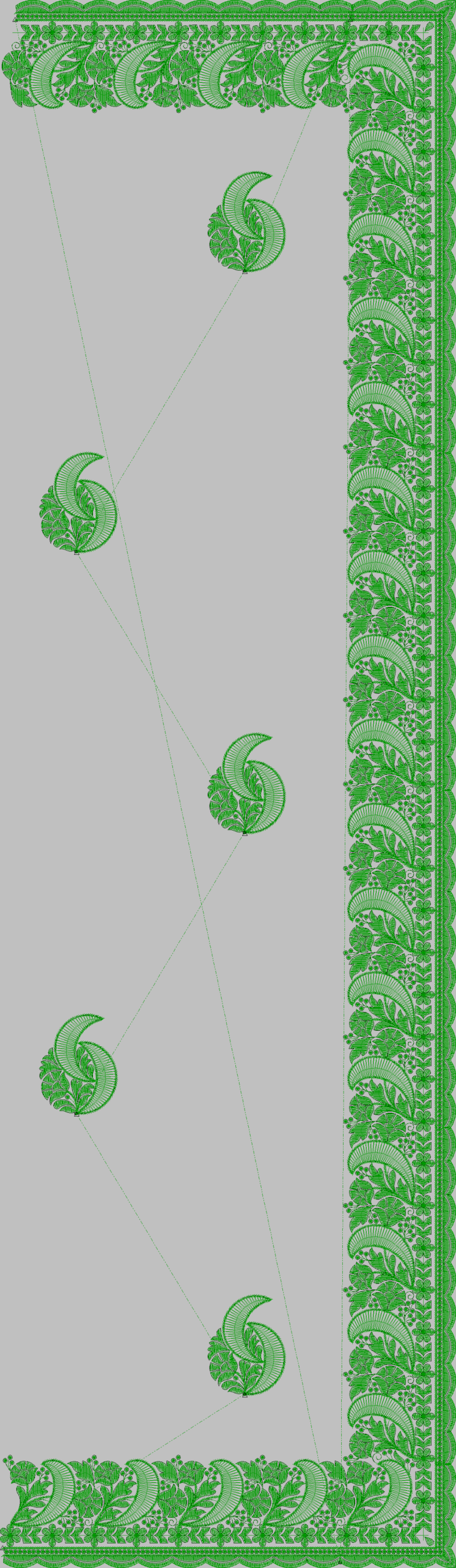 MULTI C PALLU DESIGNS 403