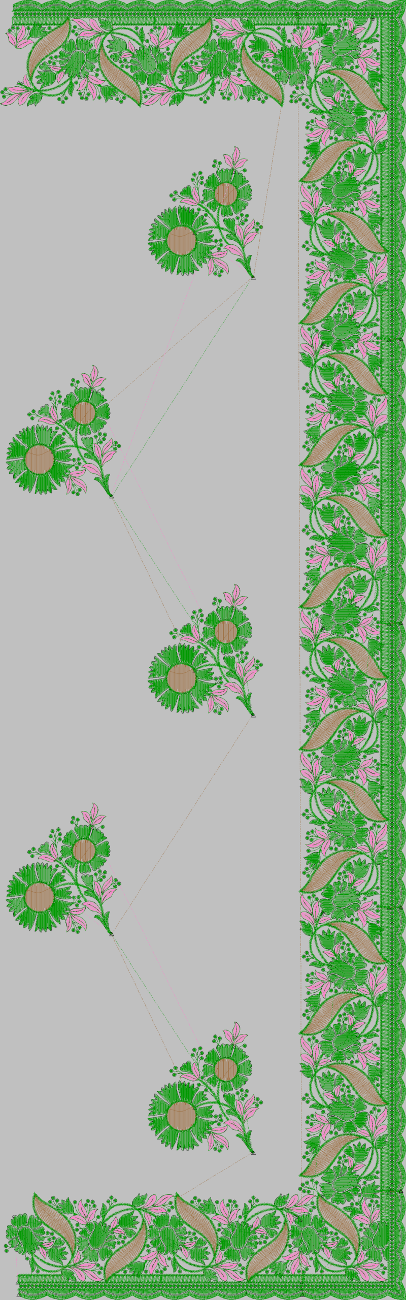 MULTI C PALLU DESIGNS 405