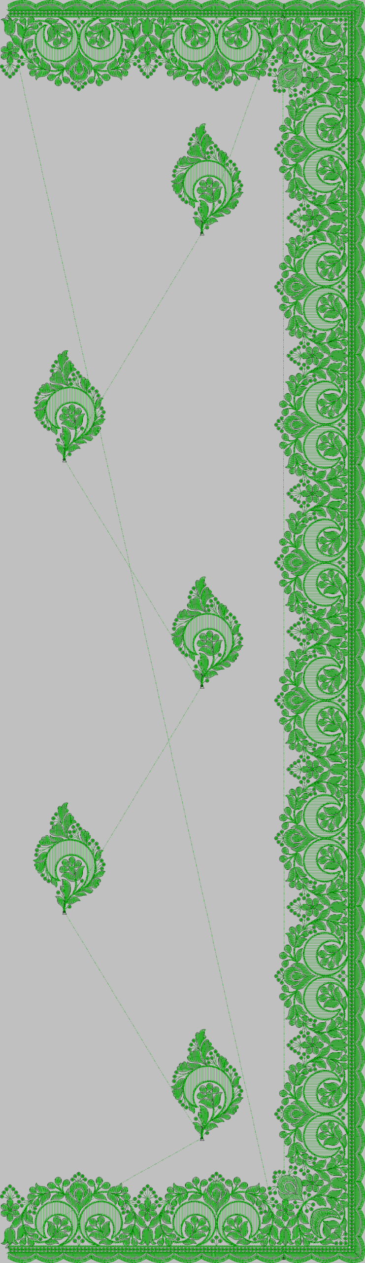 MULTI C PALLU DESIGNS 417